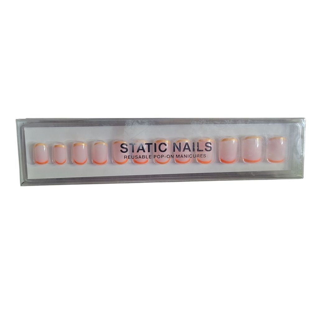 Reusable Pop-On Manicures - Orange